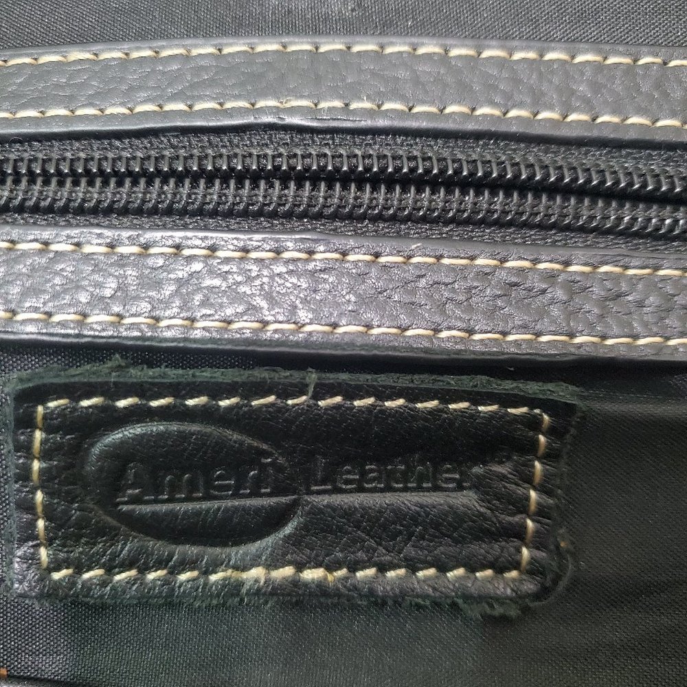 Ameri Leather Briefcase Satchel Messenger Laptop … - image 7